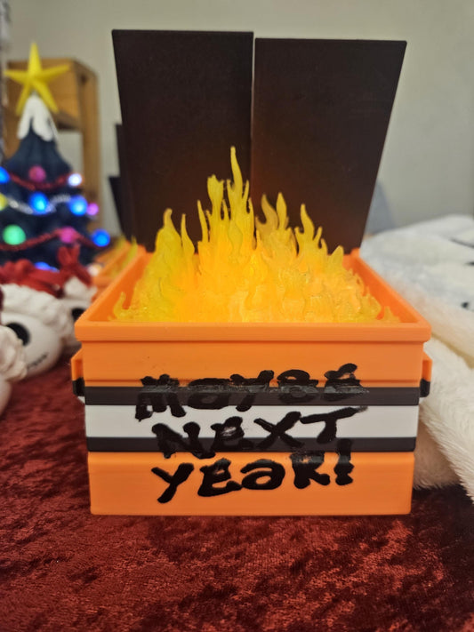 Cleveland Dumpster Fire ornament