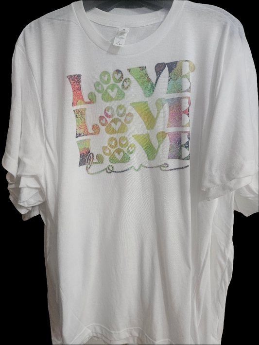 Pet love tshirt